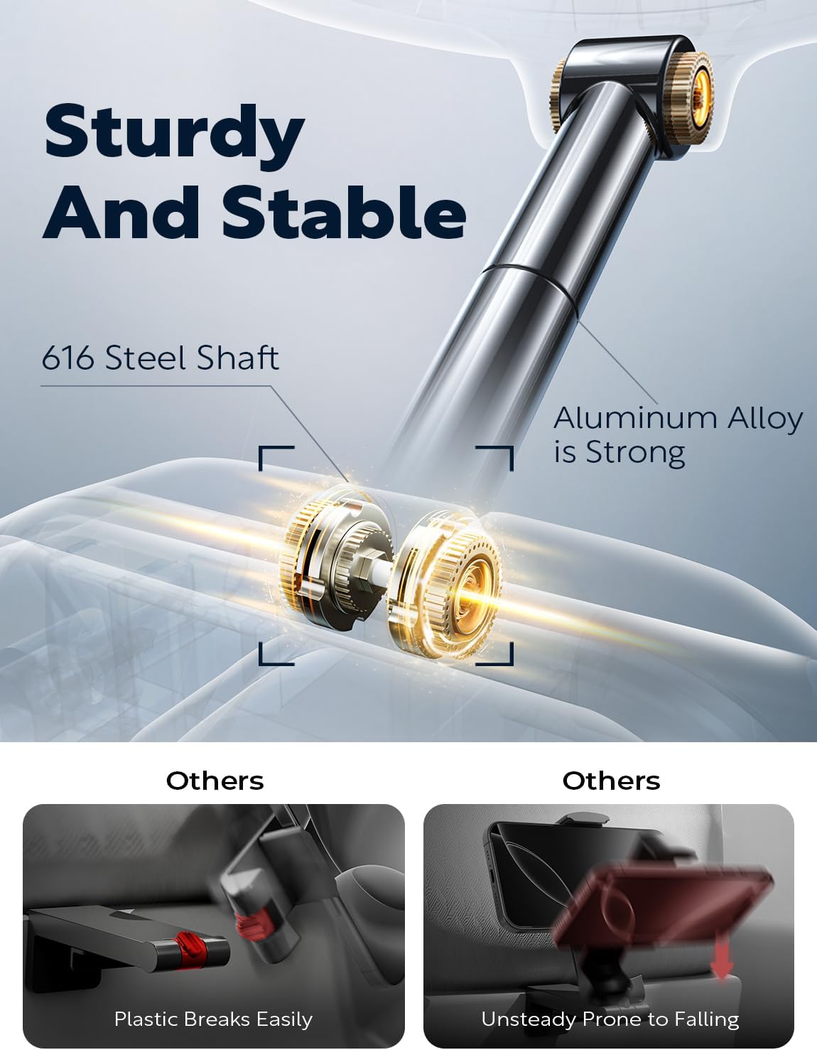 LISEN Airplane Phone Holder Mount Travel Essentials for MagSafe Accessories, Handsfree for MagSafe Phone Stand Women Flying Travel Accessories Long Flight Must Haves TikTok Vlog Recording for iPhone - Image 6