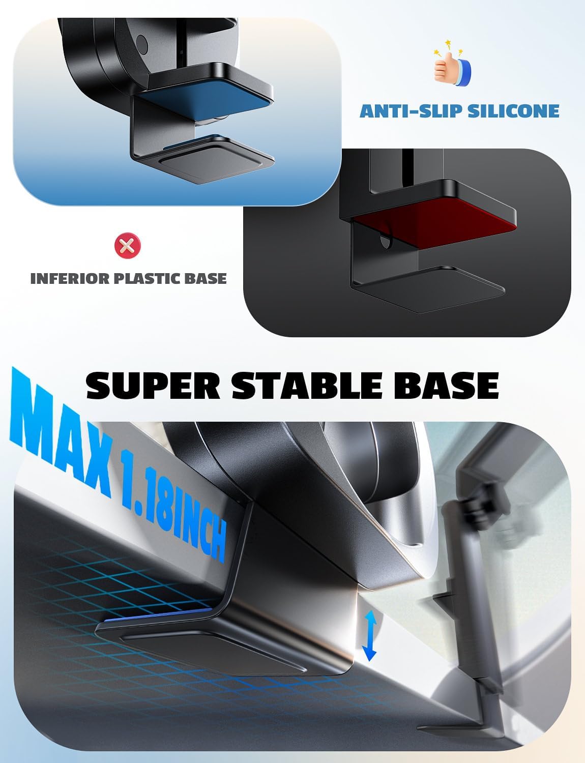 LISEN Airplane Phone Holder Mount Travel Essentials for MagSafe Accessories, Handsfree for MagSafe Phone Stand Women Flying Travel Accessories Long Flight Must Haves TikTok Vlog Recording for iPhone - Image 8