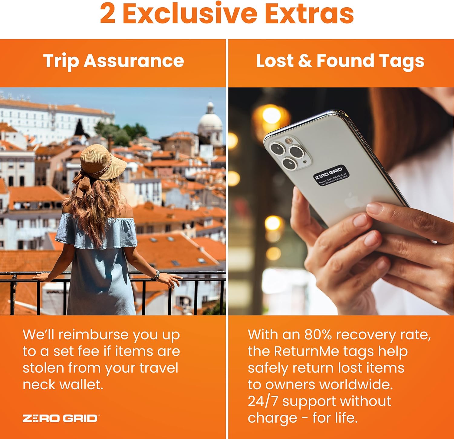 Passport Holder & Travel Wallet with RFID Blocking - Premium Document Organizer Case for Men and Women - Holds Passports, Cards, Tickets, ID, Cash - Compact Zippered Wallet - Midnight - Image 5